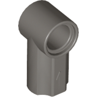 Technic Axle and Pin Connector Angled #1 in Dark Gray