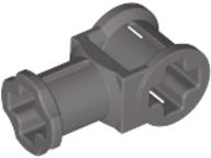 Technic Axle Connector with Axle Hole in Dark Gray