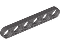 Technic Beam 1 x 6 Thin in Dark Gray