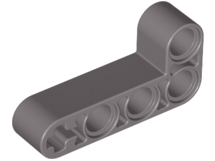 Technic Beam 2 x 4 L-Shape Thick in Dark Gray