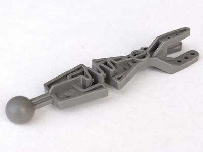 Large Figure Skeletal, Arm Forked with Flexible Center and Ball Joint in Dark Gray