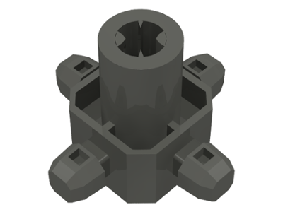 Znap Connector 3 x 3 - 4 way A (Axial) in Dark Gray