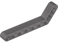 Technic Beam 1 x 9 Bent (7 - 3) Thick in Dark Gray