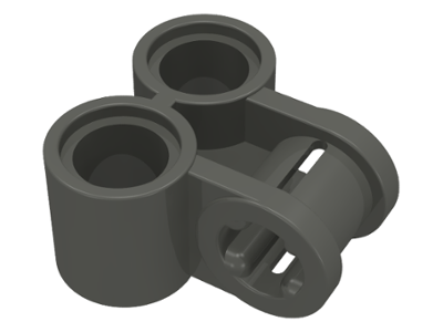 Technic Axle and Pin Connector Perpendicular Double in Dark Gray