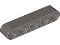 Technic Beam 1 x 5 Thick in Dark Gray