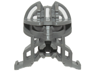 Large Figure Head Connector Block (Tohunga) in Dark Gray