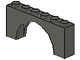 Brick Arch 1 x 6 x 2 - Thick Top with Reinforced Underside in Dark Gray