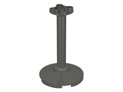 Support 4 x 4 x 5 2/3 Stand in Dark Gray
