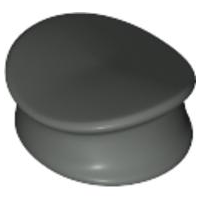 Cap, Police Style in Dark Gray