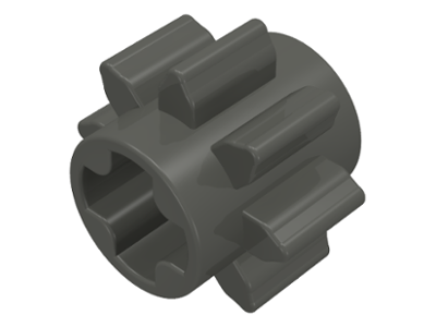 Technic Gear 8 Tooth in Dark Gray