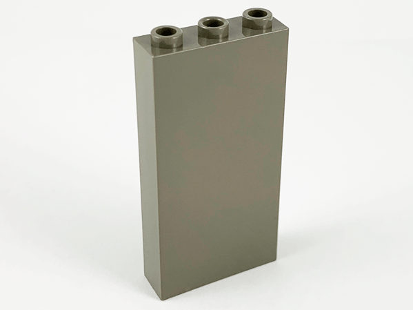Brick 1 x 3 x 5 without Side Supports in Dark Gray