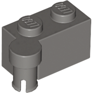 Hinge Brick 1 x 4 [Upper] in Dark Gray