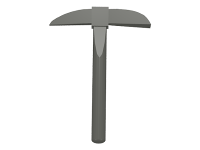 Tool Pickaxe in Dark Gray