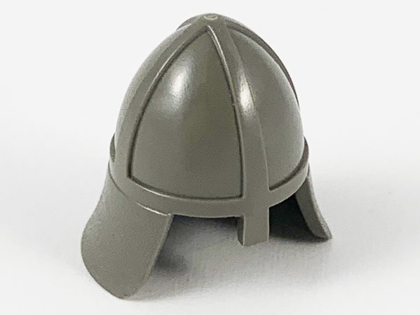 Helmet Castle with Neck Protector in Dark Gray