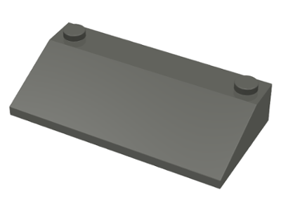 Brick Sloped 33° 3 x 6 in Dark Gray