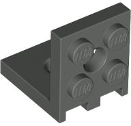 Bracket 2 x 2 - 2 x 2 in Dark Gray