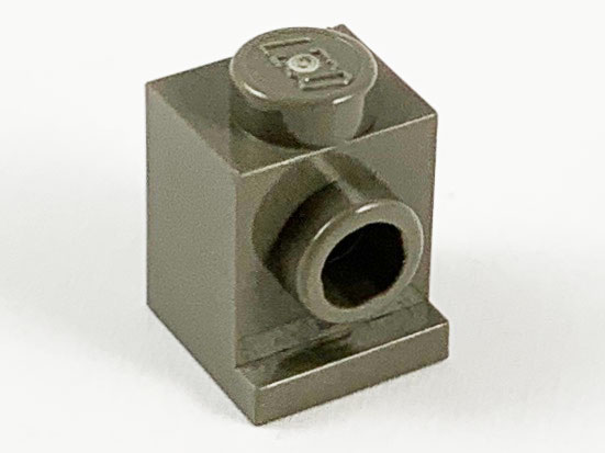 Brick Special 1 x 1 with Headlight in Dark Gray