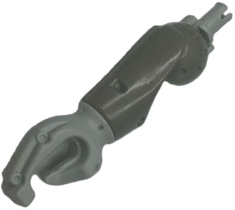 Large Figure Limb, Arm, Lower Section with Light Gray Hand (Jens) in Dark Gray
