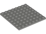 Plate 8 x 8 in Dark Gray
