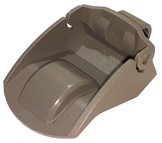 Large Figure Mask Holder Krana 3 x 4 in Dark Gray