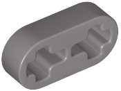 Technic Beam 1 x 2 Thin in Dark Gray