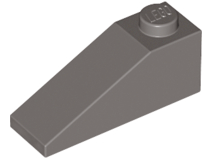 Brick Sloped 33° 3 x 1 in Dark Gray