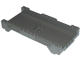 Track System, Straight Track 16 x 8 x 2 in Dark Gray