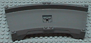 Track System, Curved Track 17 x 12 x 2 in Dark Gray