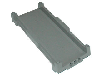 Track System, Ramp Track 16 x 8 x 6 in Dark Gray