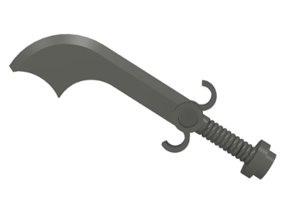 Weapon Sword / Scimitar in Dark Gray