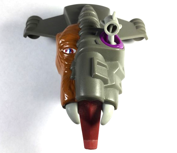 Large Figure Head, Tager in Dark Gray