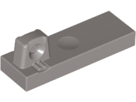 Hinge Tile 1 x 3 Locking with 1 Finger on Top in Dark Gray