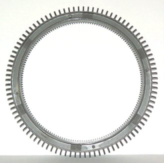 Wheel 22 x 172 with Fins and Inner 168 Tooth Gear (Hailfire Droid Wheel) in Dark Gray