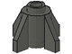 Brick Round 1 x 1 with Fins, Open Stud in Dark Gray