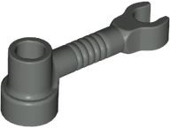 Bar 1 x 3 [Clip / Anti-Stud] in Dark Gray