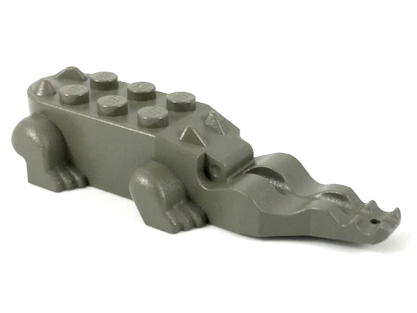 Animal Body Part, Alligator / Crocodile Body in Dark Gray