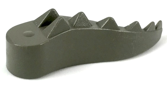Animal Body Part, Alligator / Crocodile / Dragon / Dinosaur Tail in Dark Gray