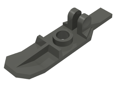Sports Ski with Hinge in Dark Gray