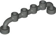 Bar 1 x 6 [Closed Studs] in Dark Gray