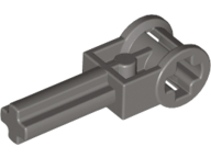 Technic Axle 1.5 with Perpendicular Axle Connector (Technic Pole Reverser Handle) in Dark Gray