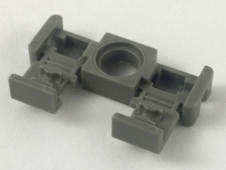 Technic Flex Cable End Double with Pin Connection in Dark Gray