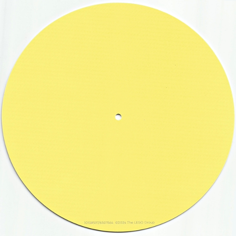 Disc, Large, Set for 21351-1 in Bright Light Yellow