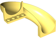 Slide Curved 180° in Bright Light Yellow