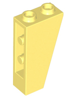 Brick Sloped Inverted 75° 2 x 1 x 3 in Bright Light Yellow