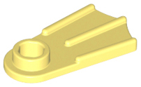 Minifig Footwear Flipper [Thick] in Bright Light Yellow