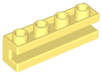Brick Special 1 x 4 with Groove in Bright Light Yellow