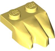 Plate Special 2 x 3 with Rocks in Bright Light Yellow