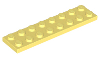 Plate 2 x 8 in Bright Light Yellow
