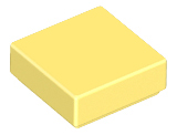 Tile 1 x 1 with Groove in Bright Light Yellow