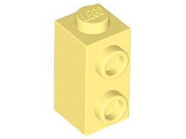 Brick Special 1 x 1 x 1 2/3 with Studs on 1 Side in Bright Light Yellow